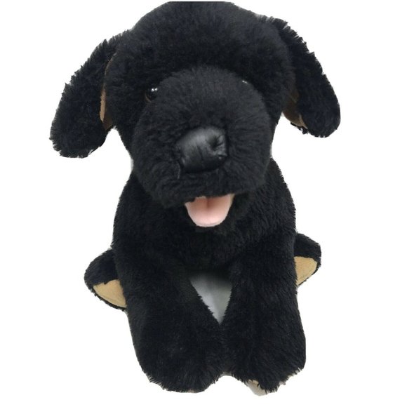 black labrador plush toy
